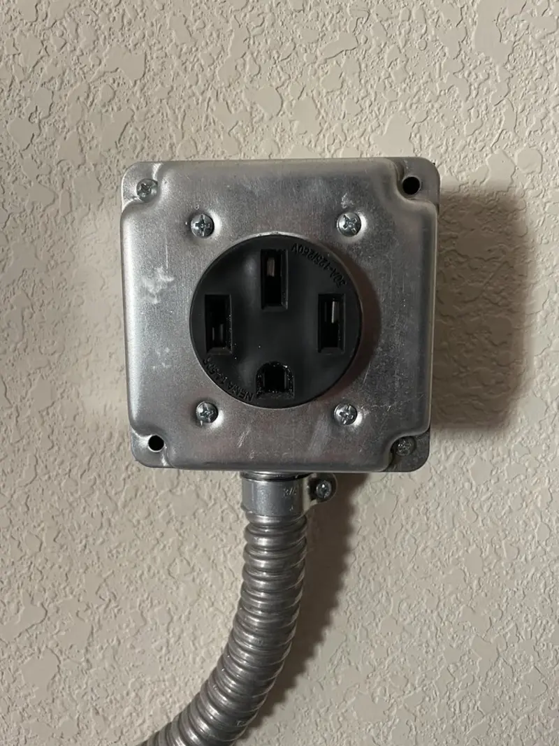 NEMA 14-50 outlet installed for Smart Home Electrical in Lake Wales
